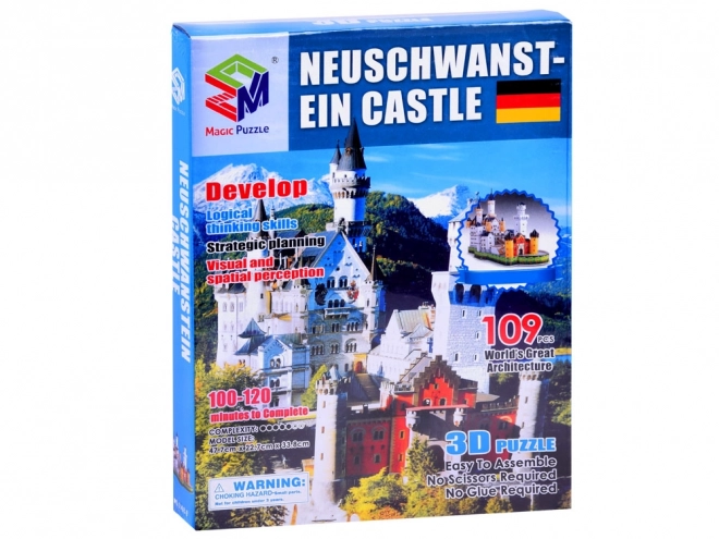 Puzzle 3D Castello di Neuschwanstein