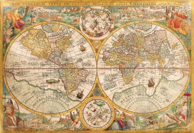 Puzzle mappa storica del mondo 2000 pezzi