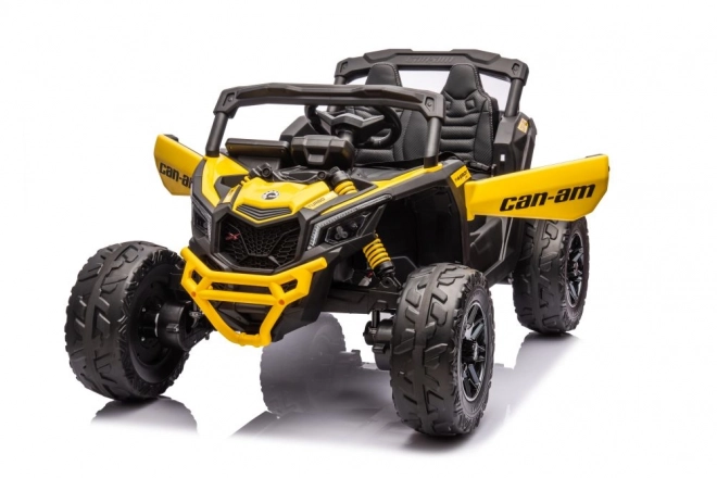 Auto a batterie buggy Can-Am giallo