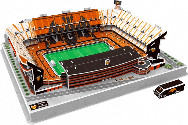 Puzzle 3D Stadio Mestalla FC Valencia Luminoso