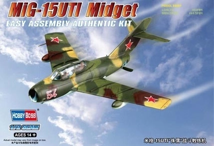 Modello in plastica MiG-15UTI Midget