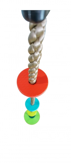 Rope da arrampicata con pedane in plastica