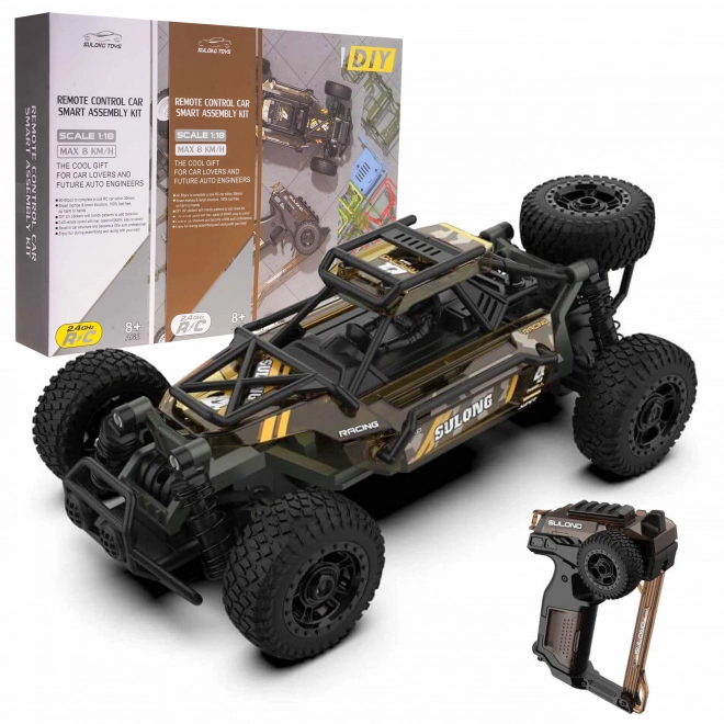 Crawler telecomandato per bambini 8+ con pneumatici in gomma