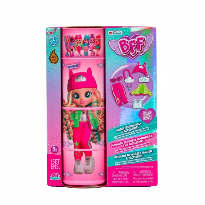 Bambola Cry Babies BFF Hannah 20cm