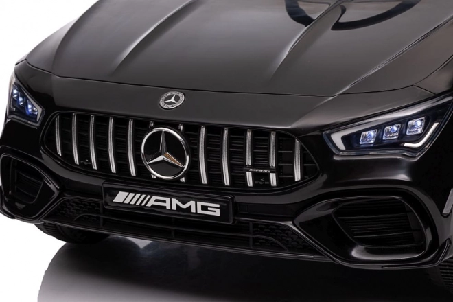 Auto elettrico per bambini Mercedes CLA 45s AMG nero 4x4