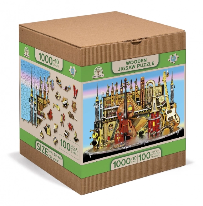 Puzzle musicale in legno 2v1 di WOODEN CITY