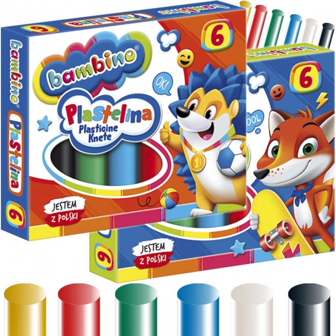 Plastilina Tonda Bambino 6 Colori Set Piccolo