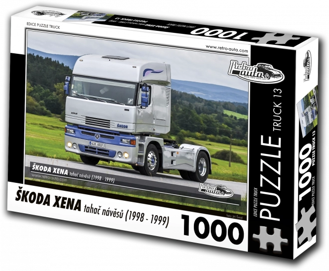 Puzzle Camion Škoda Xena Collage 1000 Pezzi