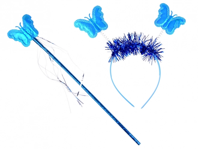Costume luminoso per piccola fata blu