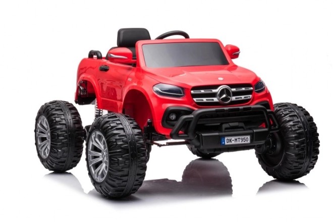 Auto elettrico per bambini Mercedes rosso 4x4