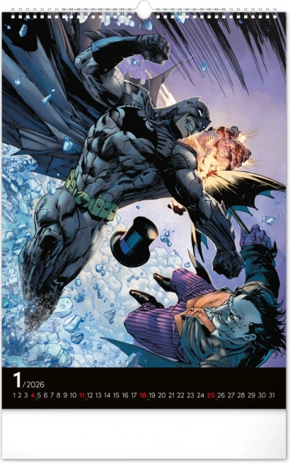 Calendario da parete Batman Dark 2026