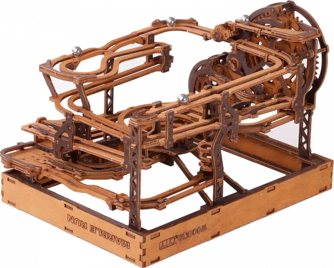 Pista con biglie in legno 3D di WOODEN CITY