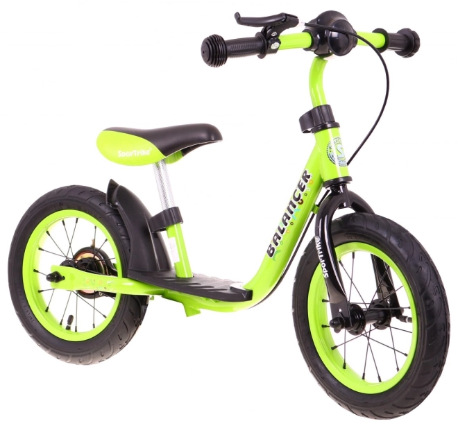 Bicicletta Senza Pedali SporTrike Balancer per Bambini Bianca – verde