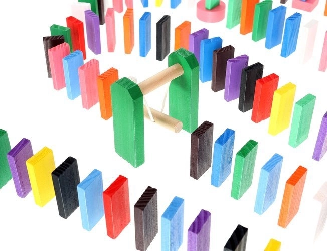 Set Domino in Legno per Bambini