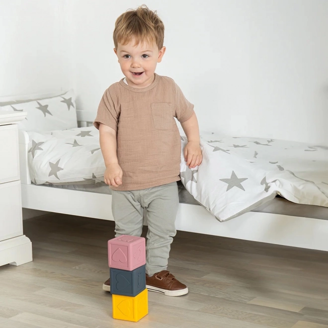 Cubetti sensoriali in silicone Bigjigs Toys