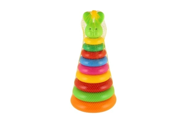 Piramide ad anelli in plastica 28cm 2 varianti