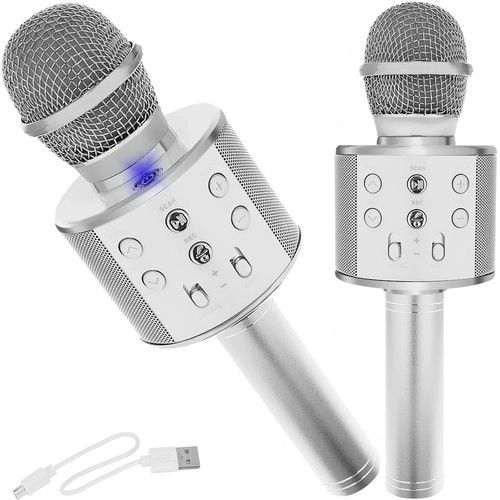 Microfono Karaoke Wireless con Altoparlante