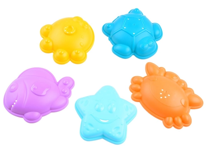 Stampini creativi per sabbia e acqua