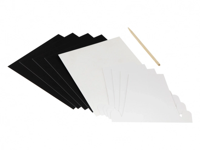 Disegno da grattare scintillante
