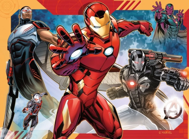 Puzzle RAVENSBURGER Avengers: I più potenti eroi della Terra 4 in 1