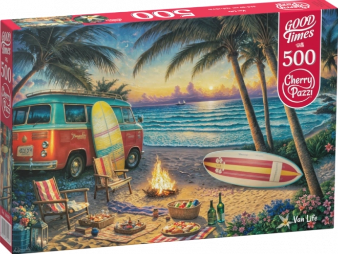 Puzzle La Vita in Camper 500 Pezzi