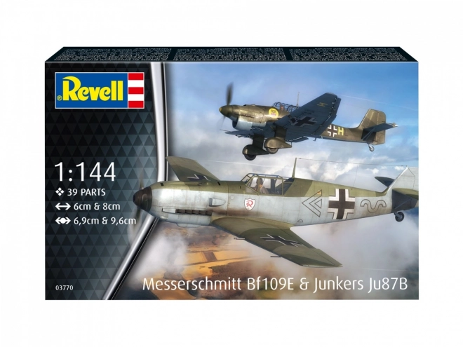 Modelli in scala Me BF109E & Junkers JU87B