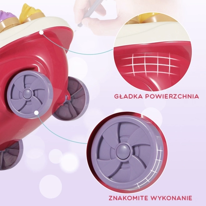 Carrello Woopie con gelati e dolci con melodia e luci