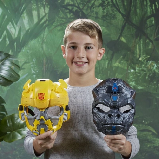 Maschera e Figura 2 in 1 Transformers