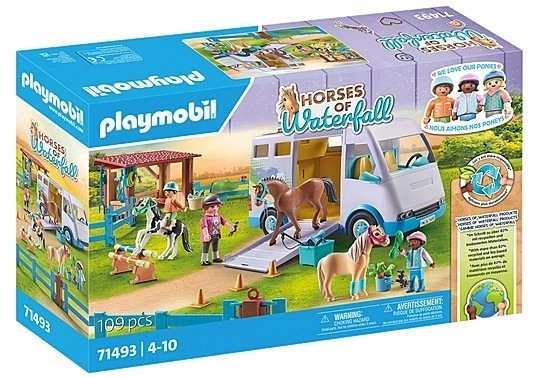 Set di figurine Cavalli 71493 Lezioni di equitazione mobili