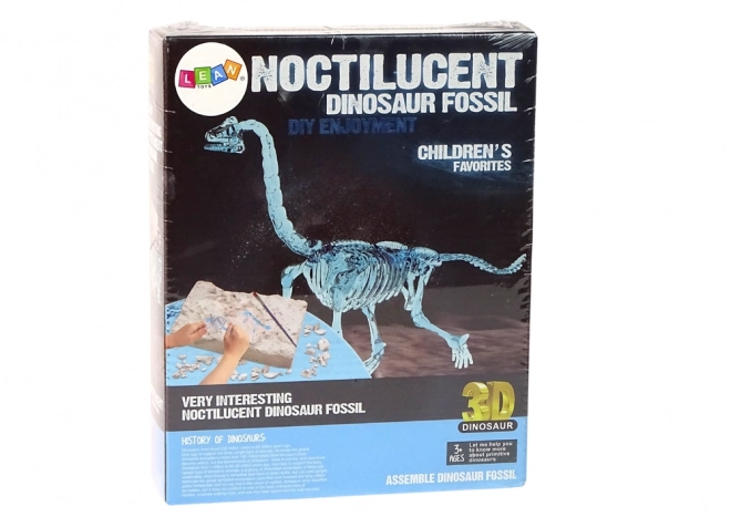 Set archeologico scavo dinosauro scheletro 3D Brachiosaurus