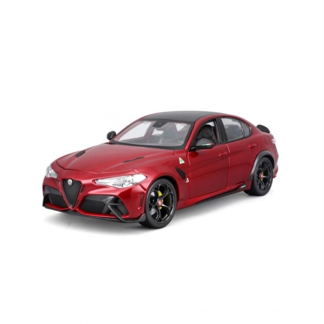 Modello in metallo Alfa Romeo Giulia GTAm in rosso metallizzato