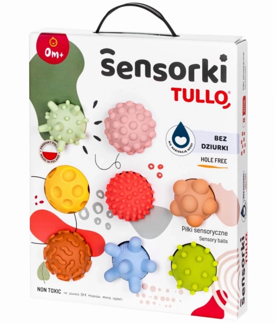 Palline Sensoriali Pastello Tullo - Set di 8