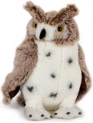 Gufo di peluche 20 cm per bambini