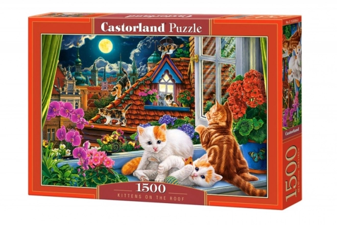 Puzzle Gattini sul Tetto 1500 Pezzi