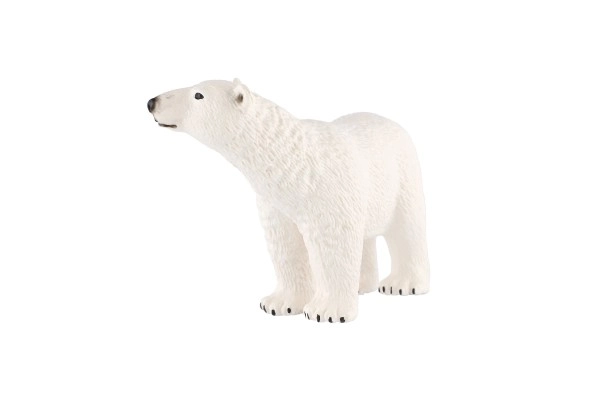 Orso polare Zooted plastica 10 cm in sacchetto