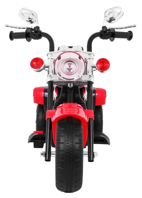 Motocicletta Chopper NightBike bianca – rosso