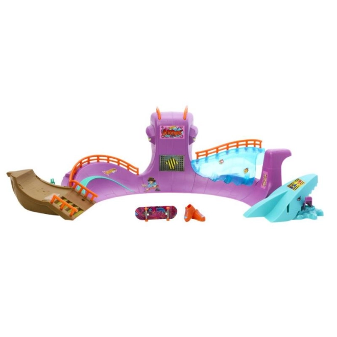 Set di gioco alla moda per fingerboarding