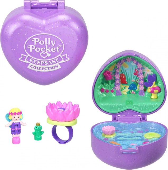 Figure Polly Pocket Set con Anello, Fata