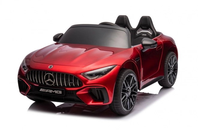 Mercedes AMG SL63 auto verniciato rosso a batteria