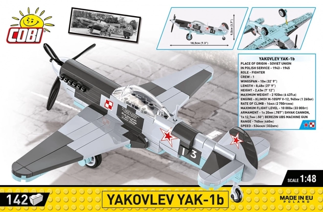 Costruzione a blocchi Yakovlev Yak-1b