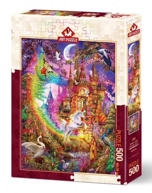 Puzzle Castello Arcobaleno 500 Pezzi