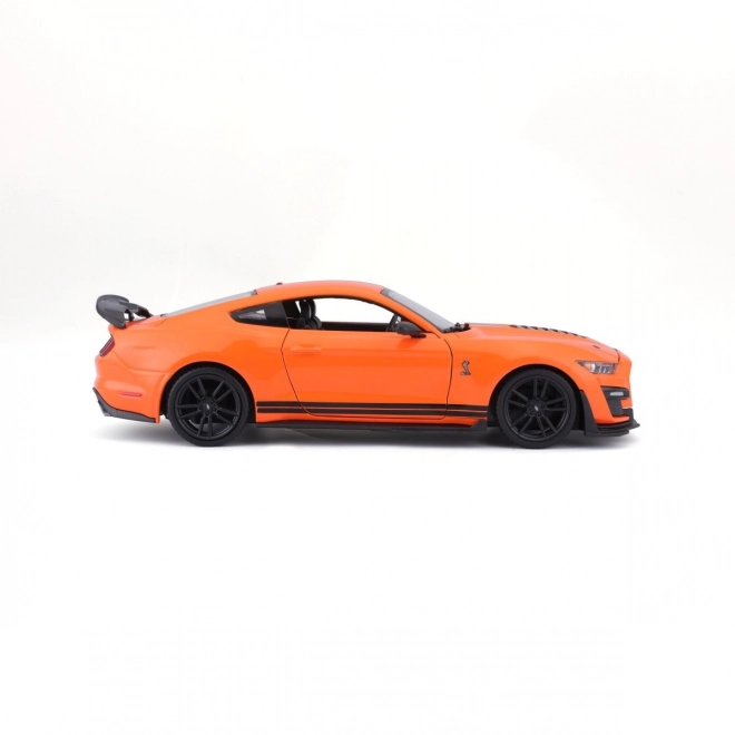 Modello in scala Mustang Shelby GT500 2020 arancione 1:24