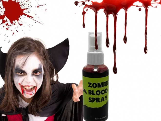 Spray sangue Halloween removibile trucco 60ml