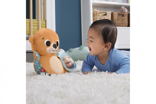 Peluche Lontra Sensoria Con Libro Fisher-Price