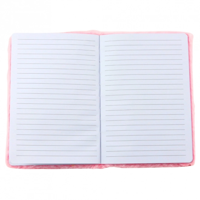 Quaderno di peluche con coniglietto Rosa