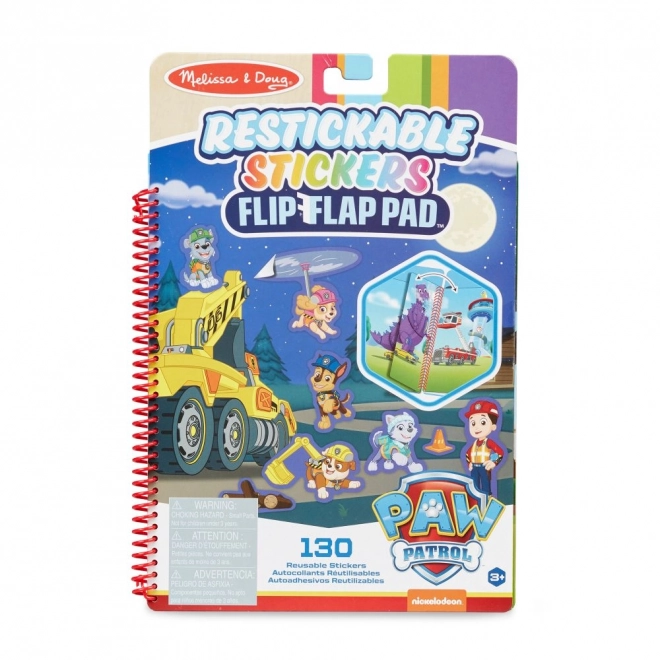 Adesivi Riutilizzabili Flip-Flap Missione Finale Paw Patrol