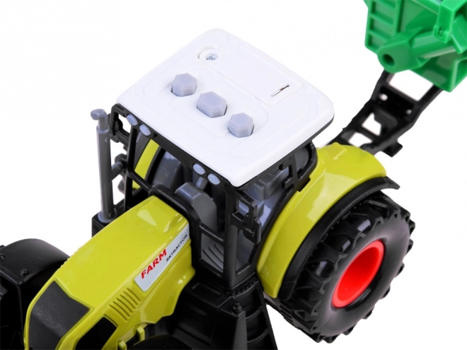 Set 3 trattori con rimorchio per piccoli agricoltori