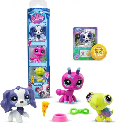 Littlest Pet Shop 3 figurine - tipi diversi