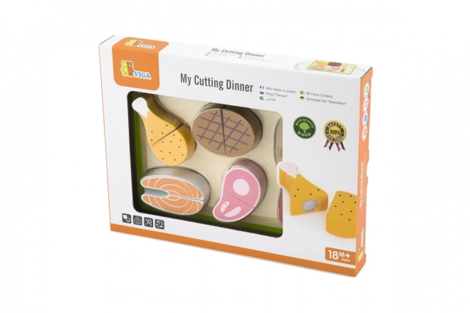 Gioco Taglio di Legno - Set Carne