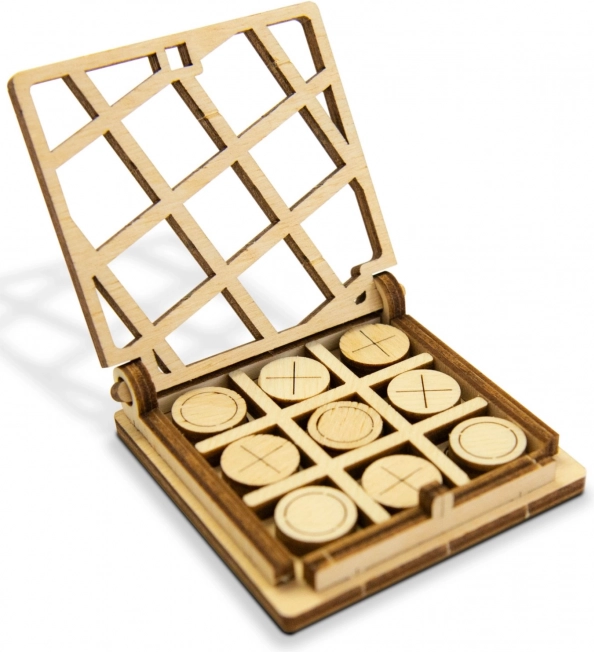 Tris tascabile in legno WOODEN CITY – puzzle 3D